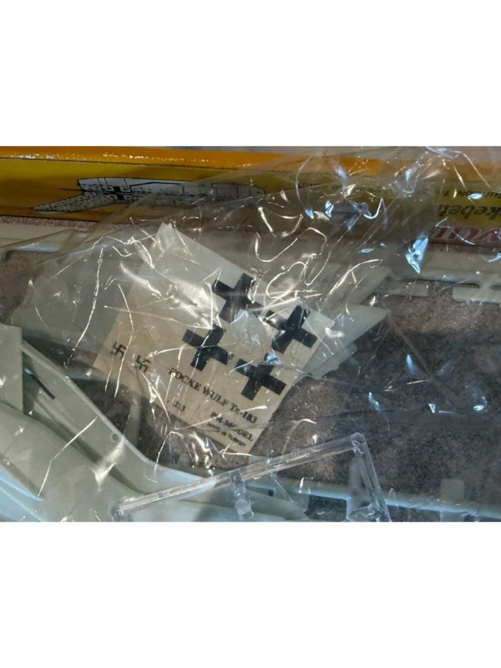 Vintage PM Model 1/72 Focke Wulf Ta-183 Huckebein German Jet Fighter Kit PM-213
